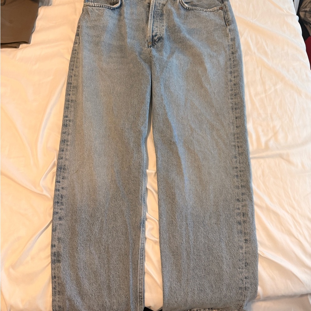 Agolde Sky Blue Denim Jeans